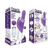 Rabbit Essentials Rechargeable Pleasure Pearls Rabbit Vibrator Purple with USB Rechargeable Body-Safe Silicone and LED Display VIBRATORS-RABBIT-MULTI